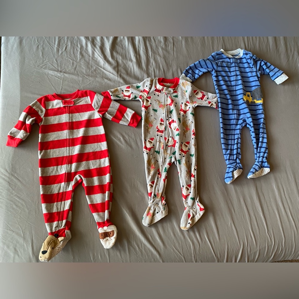 Bundle! 3 Baby Sleep Onesies! 12 Months